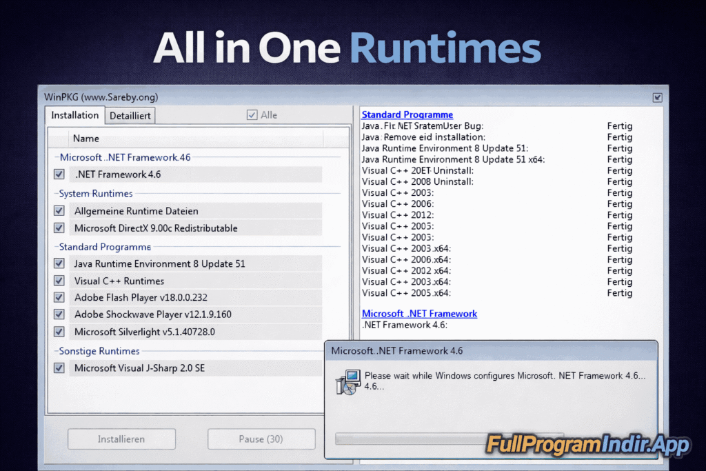 Redistributable Runtimes All-in-One