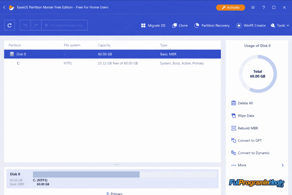 EASEUS Partition Master