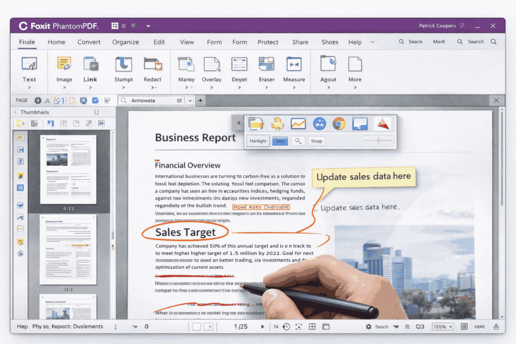  Foxit PDF Editor Pro