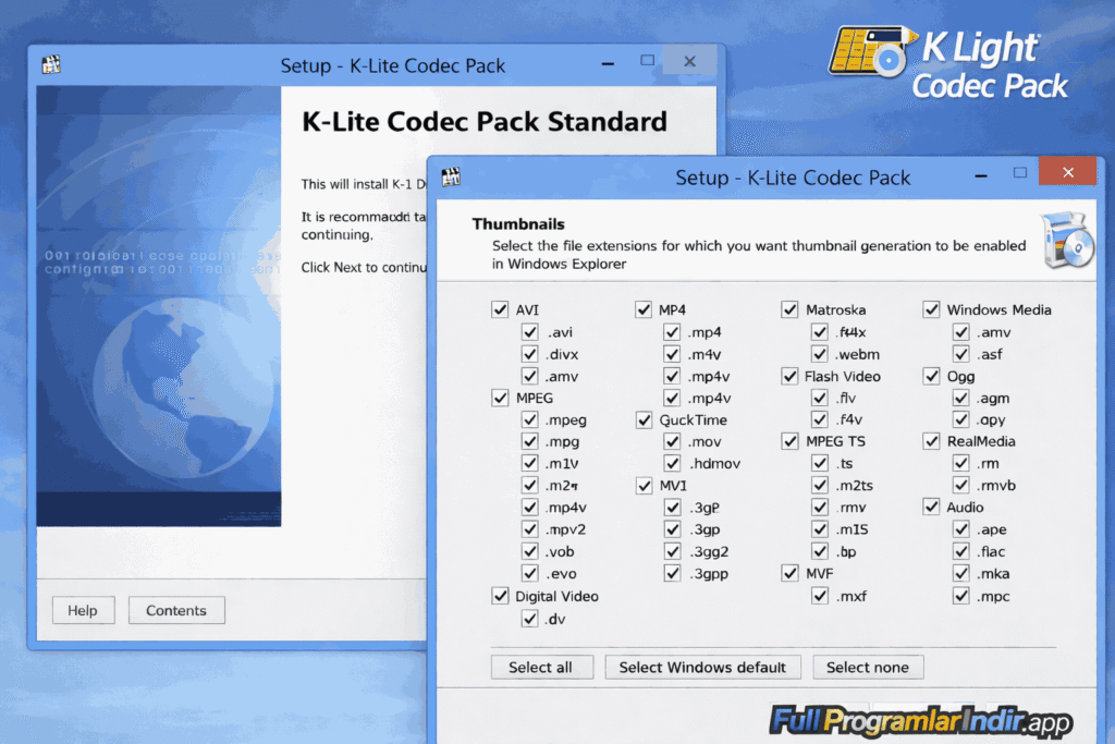 K-Lite Codec Pack