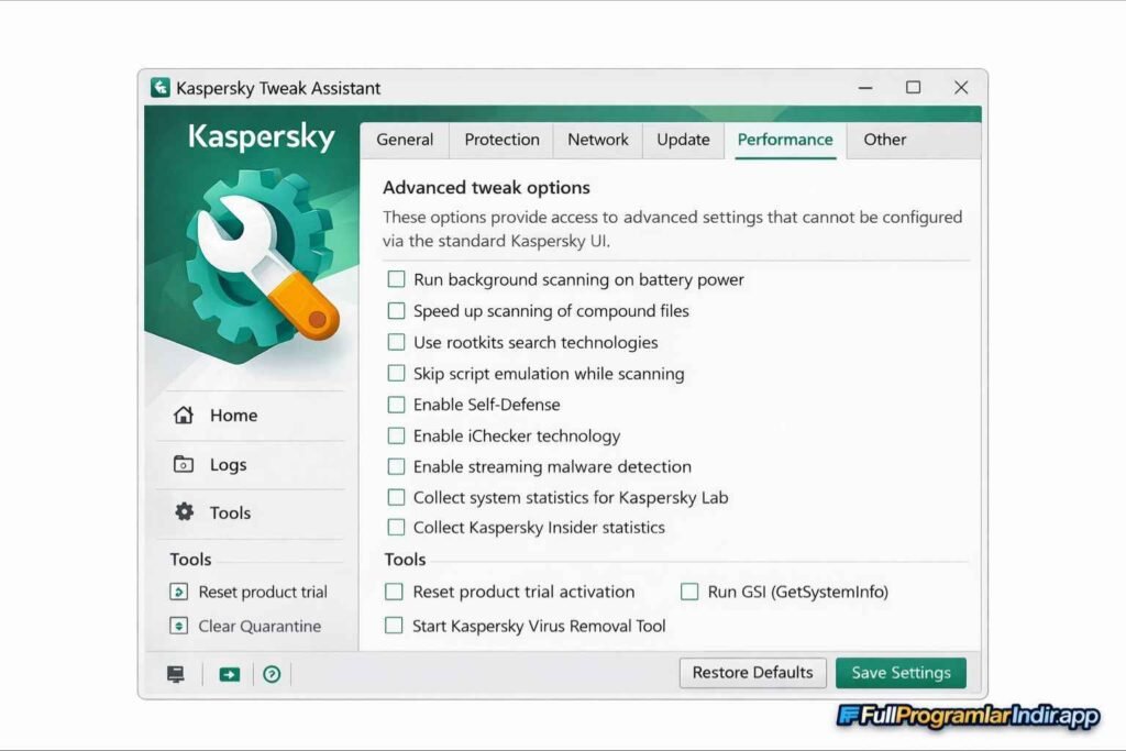  Kaspersky Tweak Assistant 