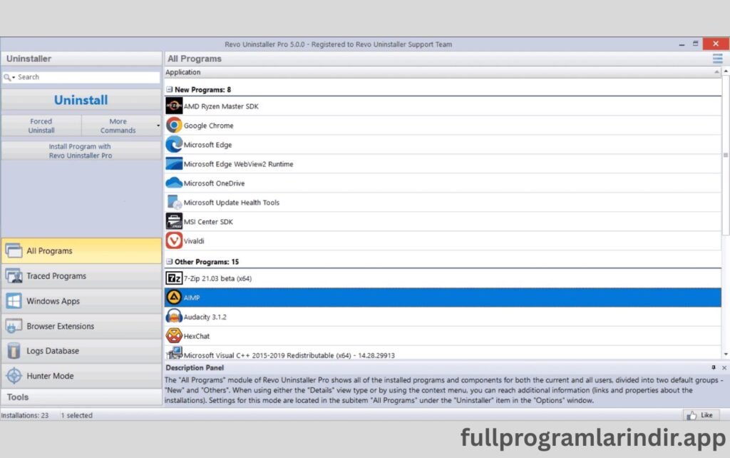 Revo Uninstaller Pro